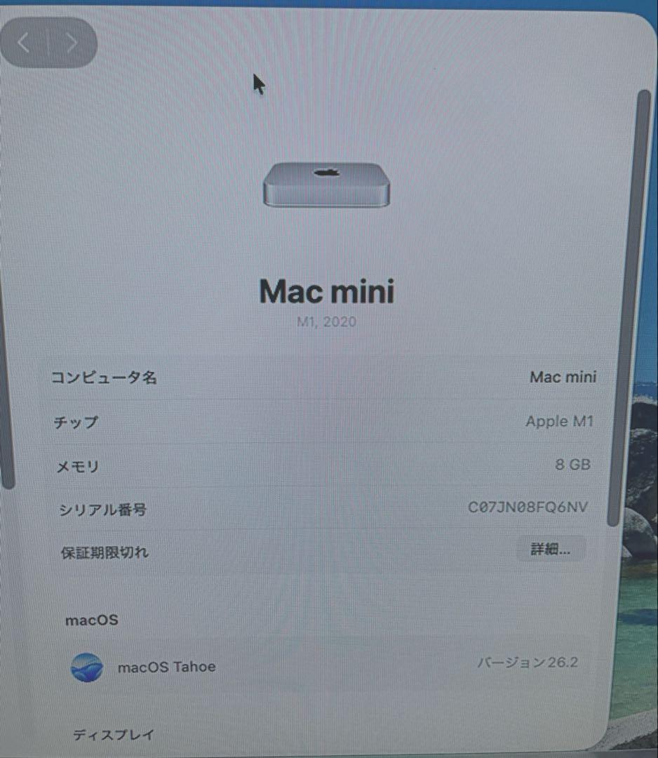 ザ*ク様 mac mini (M1 8G 256GB)