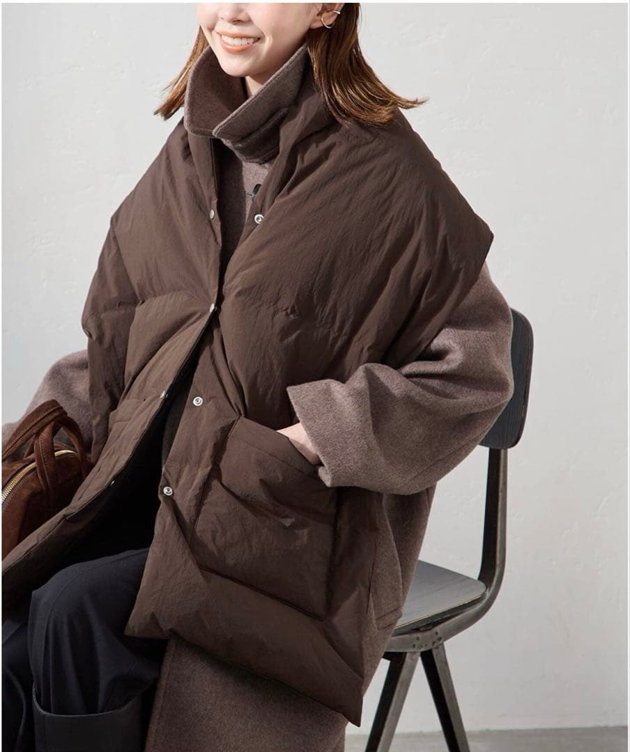 journal standard ブラウン ダウンジャケット風 カジュアル