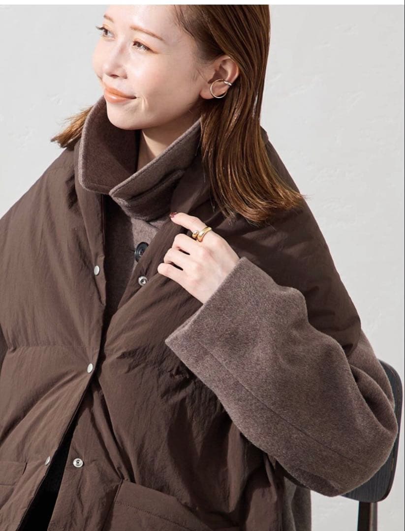 journal standard ブラウン ダウンジャケット風 カジュアル