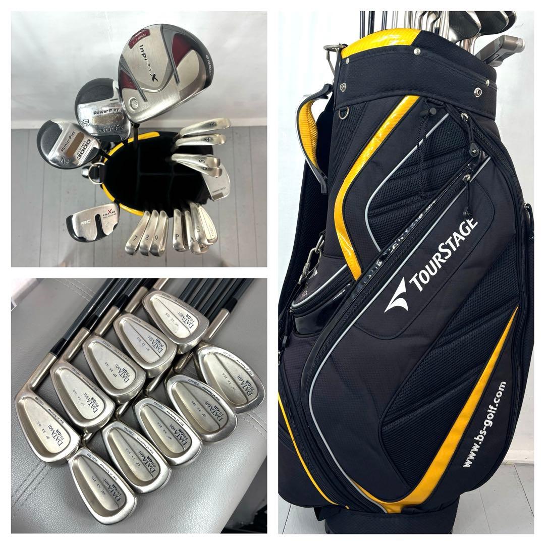 本格派　メンズゴルフクラブ　15本　フルセット ゴルフセット　お試しセット