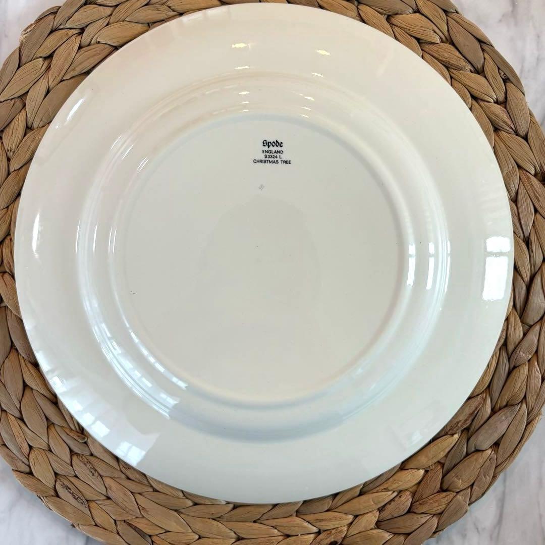 【箱付き・英国製】スポード　クリスマスツリー　プレート カップ・ソーサーセット②