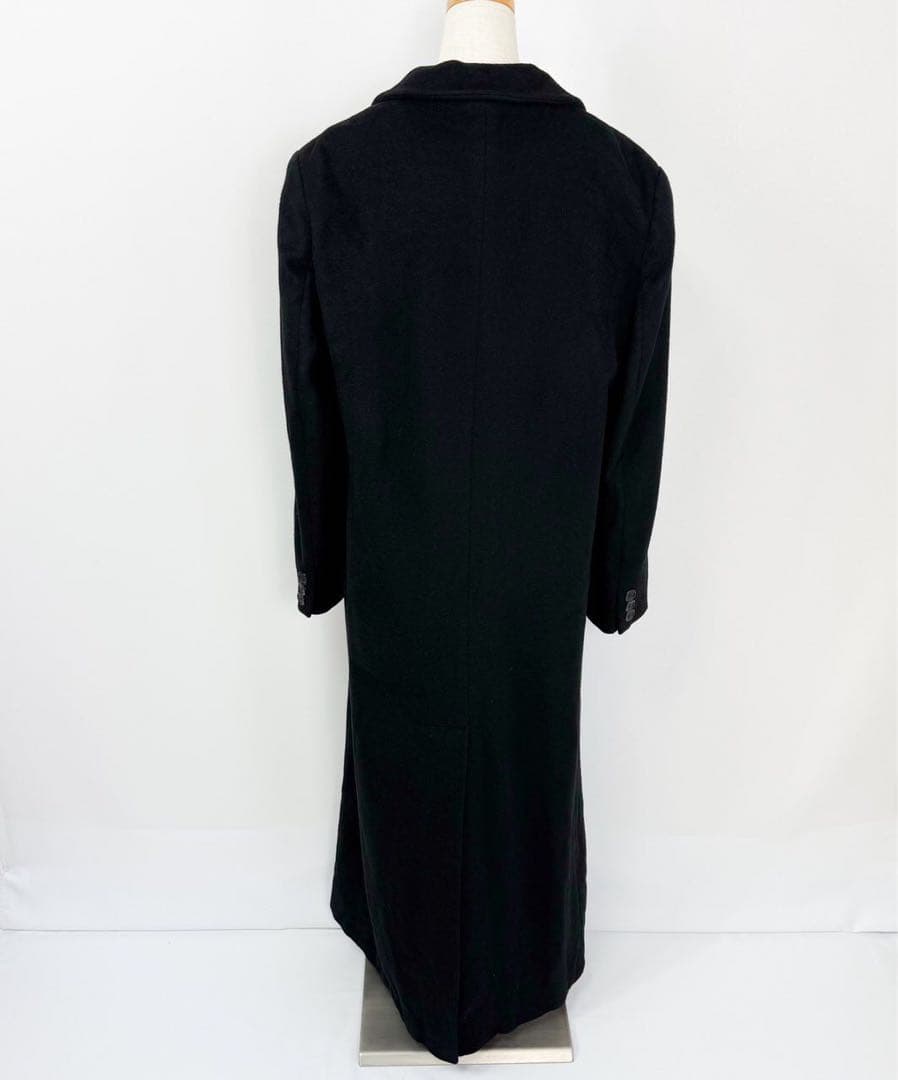 ヴィンテージ USA製 カシミヤ100% ロングコート チェスターコートS637
