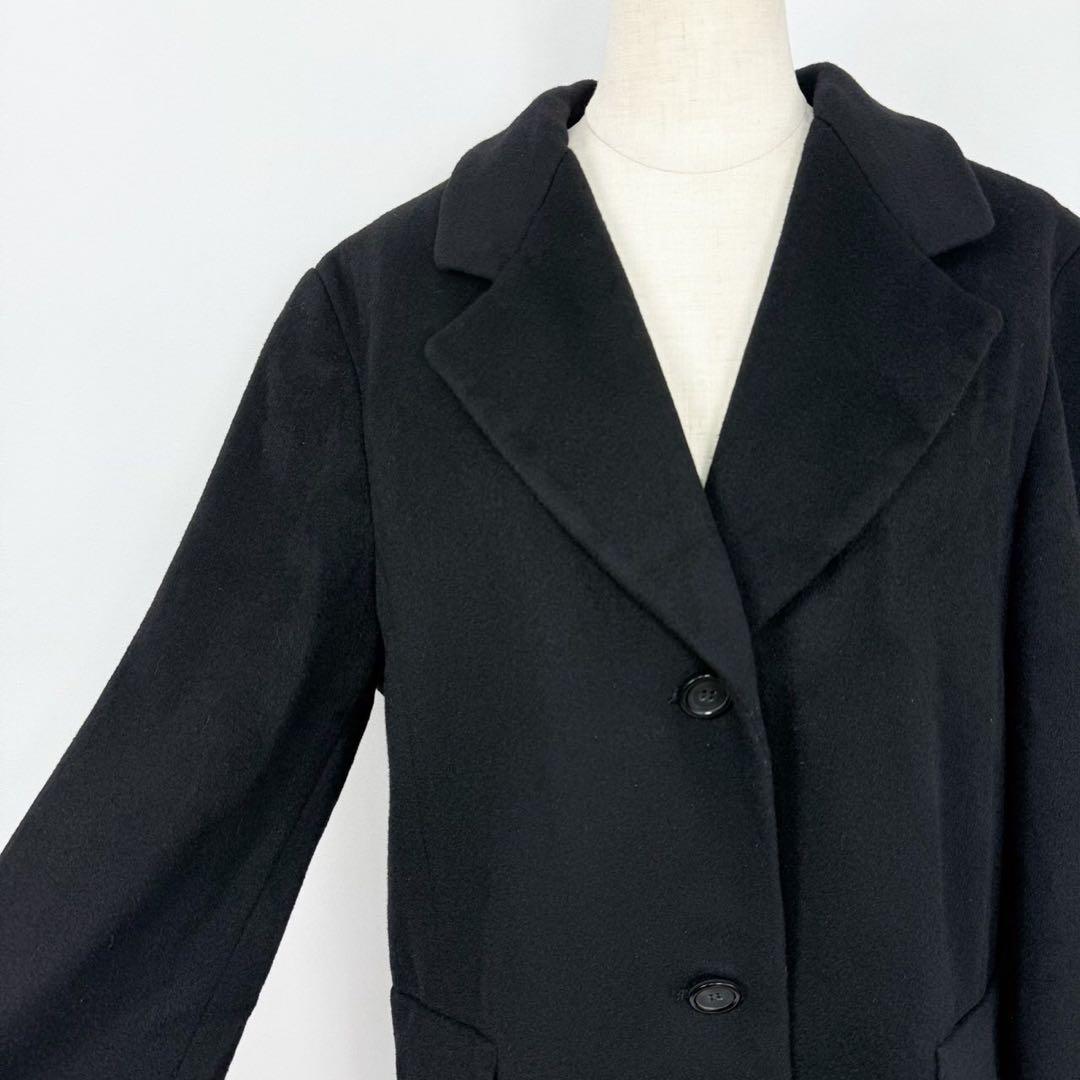 ヴィンテージ USA製 カシミヤ100% ロングコート チェスターコートS637