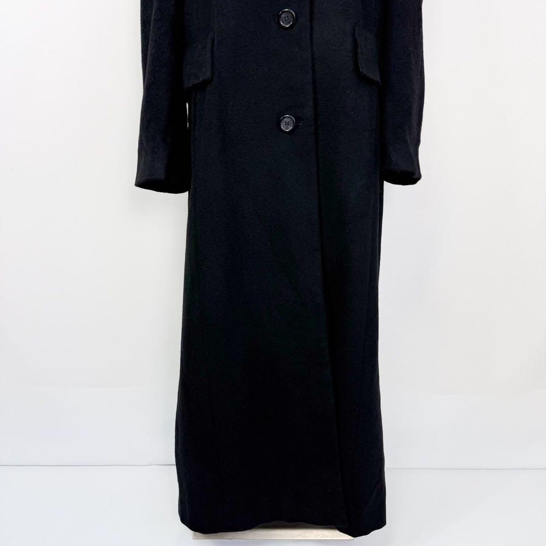 ヴィンテージ USA製 カシミヤ100% ロングコート チェスターコートS637