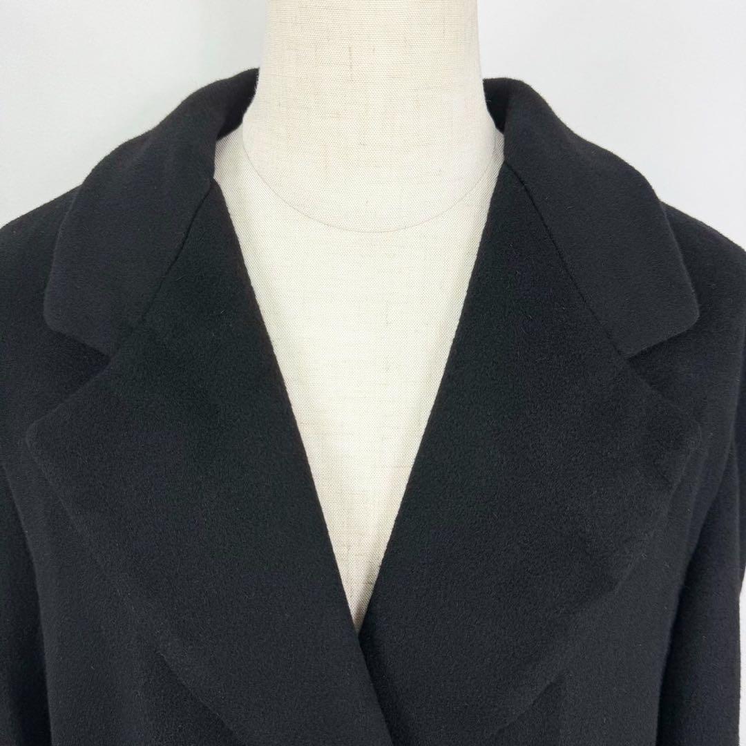 ヴィンテージ USA製 カシミヤ100% ロングコート チェスターコートS637