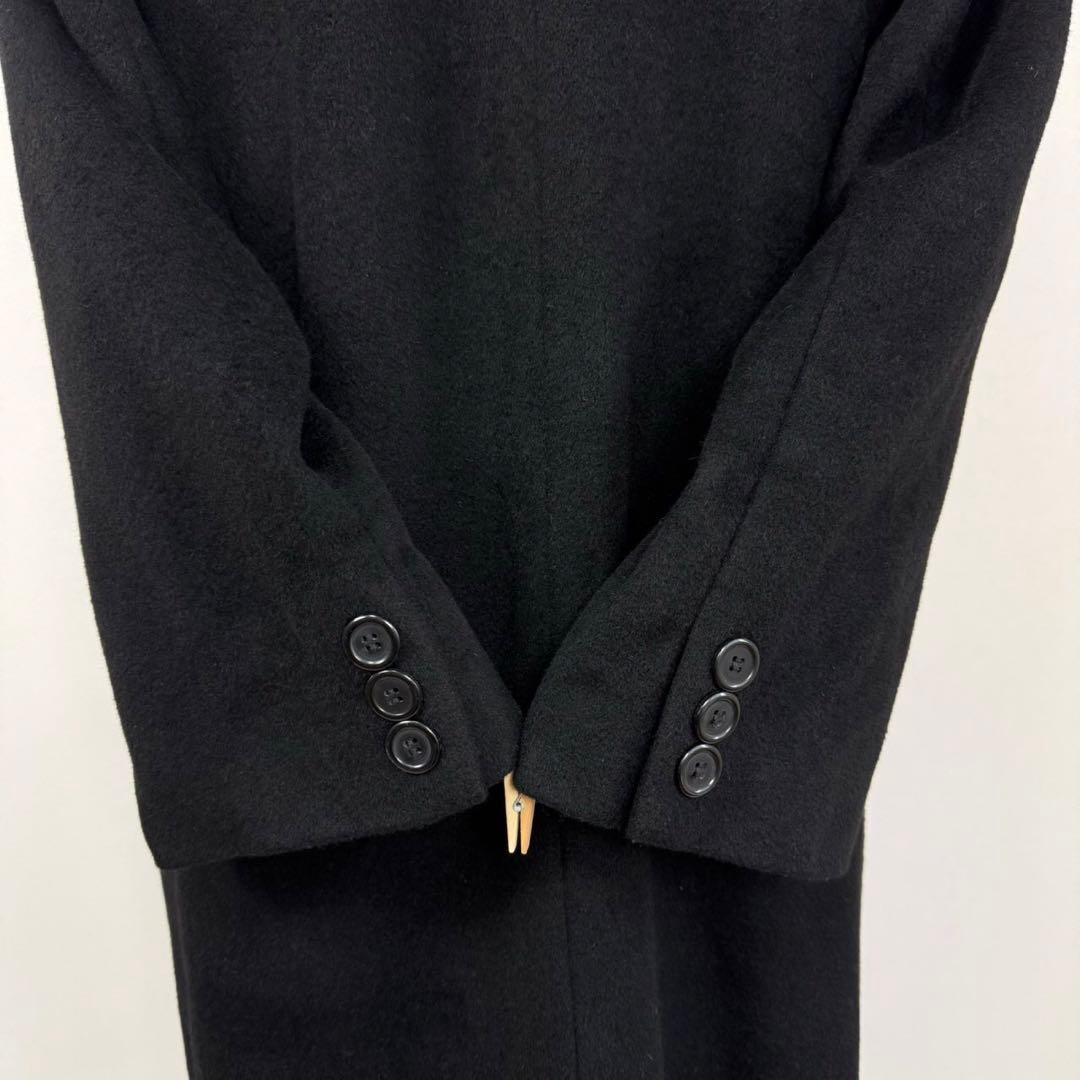 ヴィンテージ USA製 カシミヤ100% ロングコート チェスターコートS637