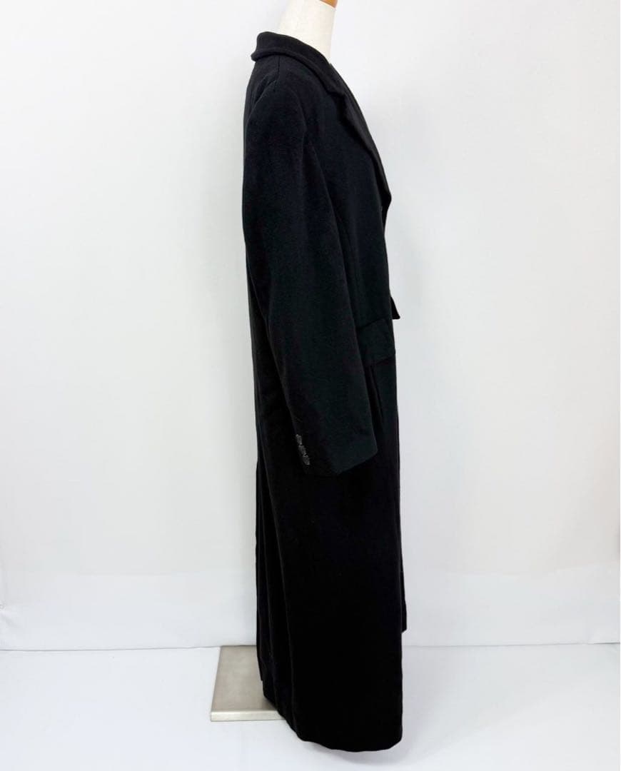ヴィンテージ USA製 カシミヤ100% ロングコート チェスターコートS637