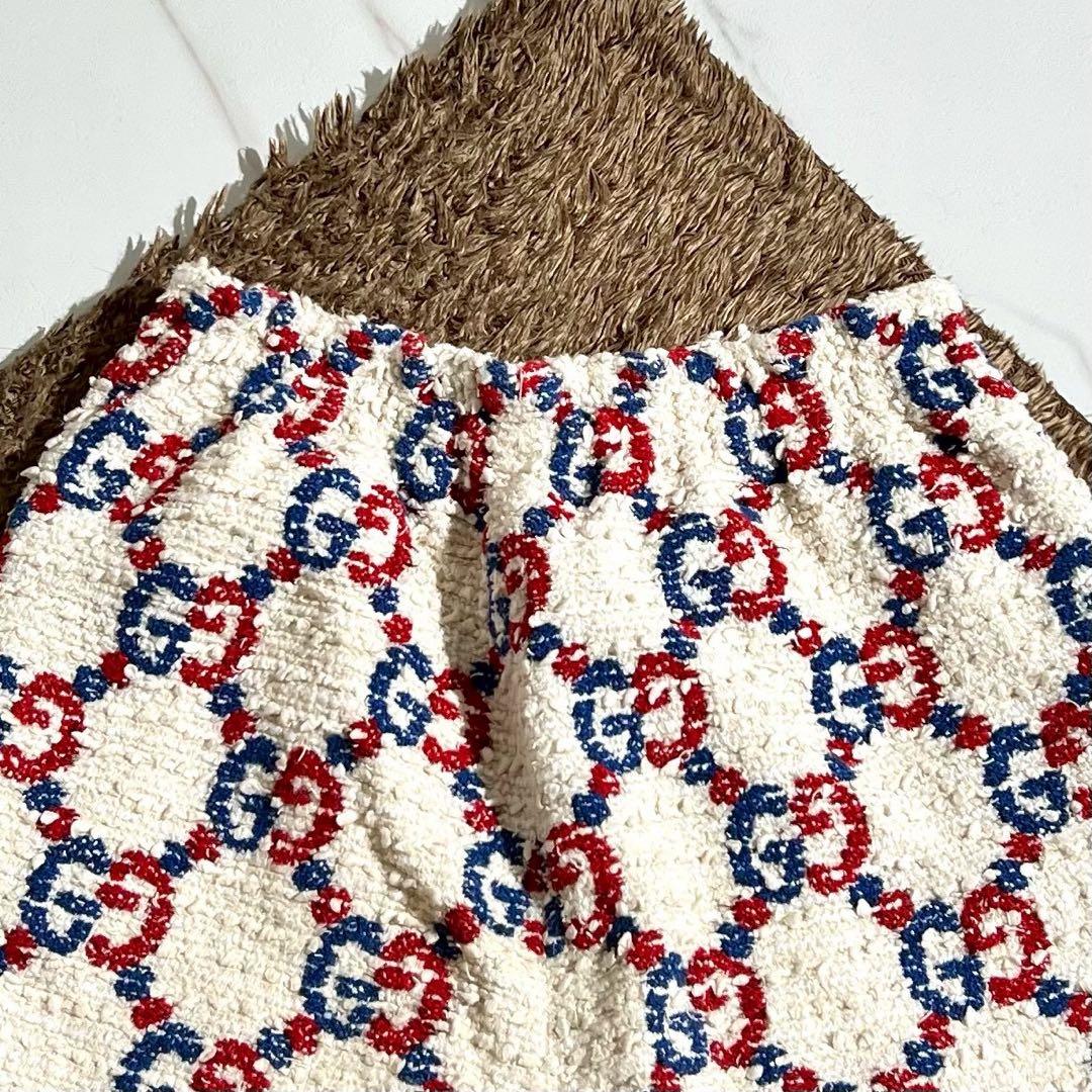 極美品 GUCCI シルヴィGG柄ショートパンツ 現行 42 キュロット19AW