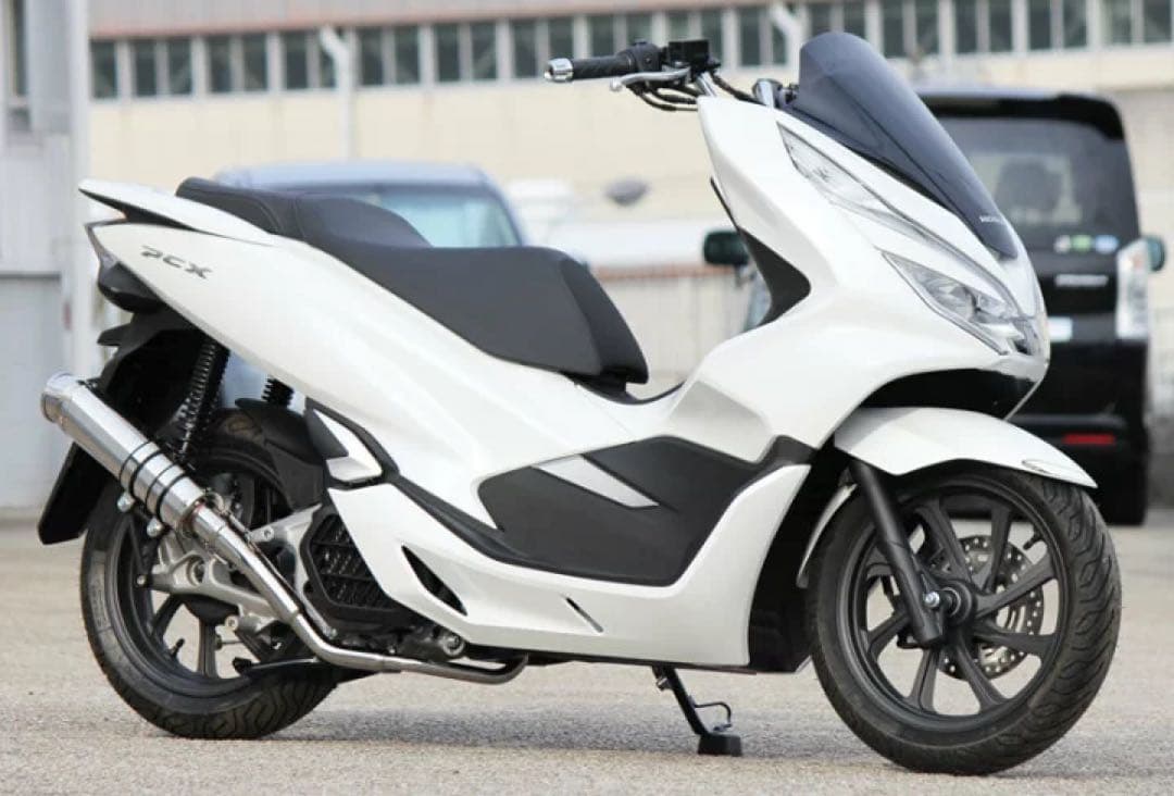専用HMSホンダ PCX125 JF81/KF30 ステンレスマフラー R300