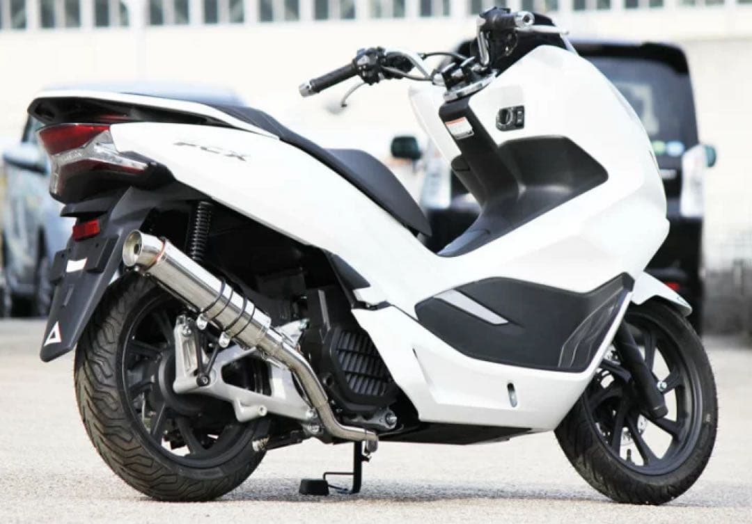 専用HMSホンダ PCX125 JF81/KF30 ステンレスマフラー R300