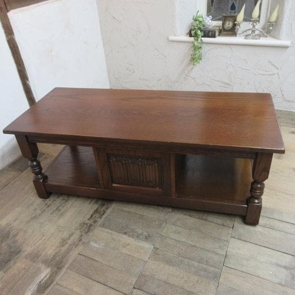 イギリス アンティーク 家具 オールドチャーム ローボード テレビ台 6070e