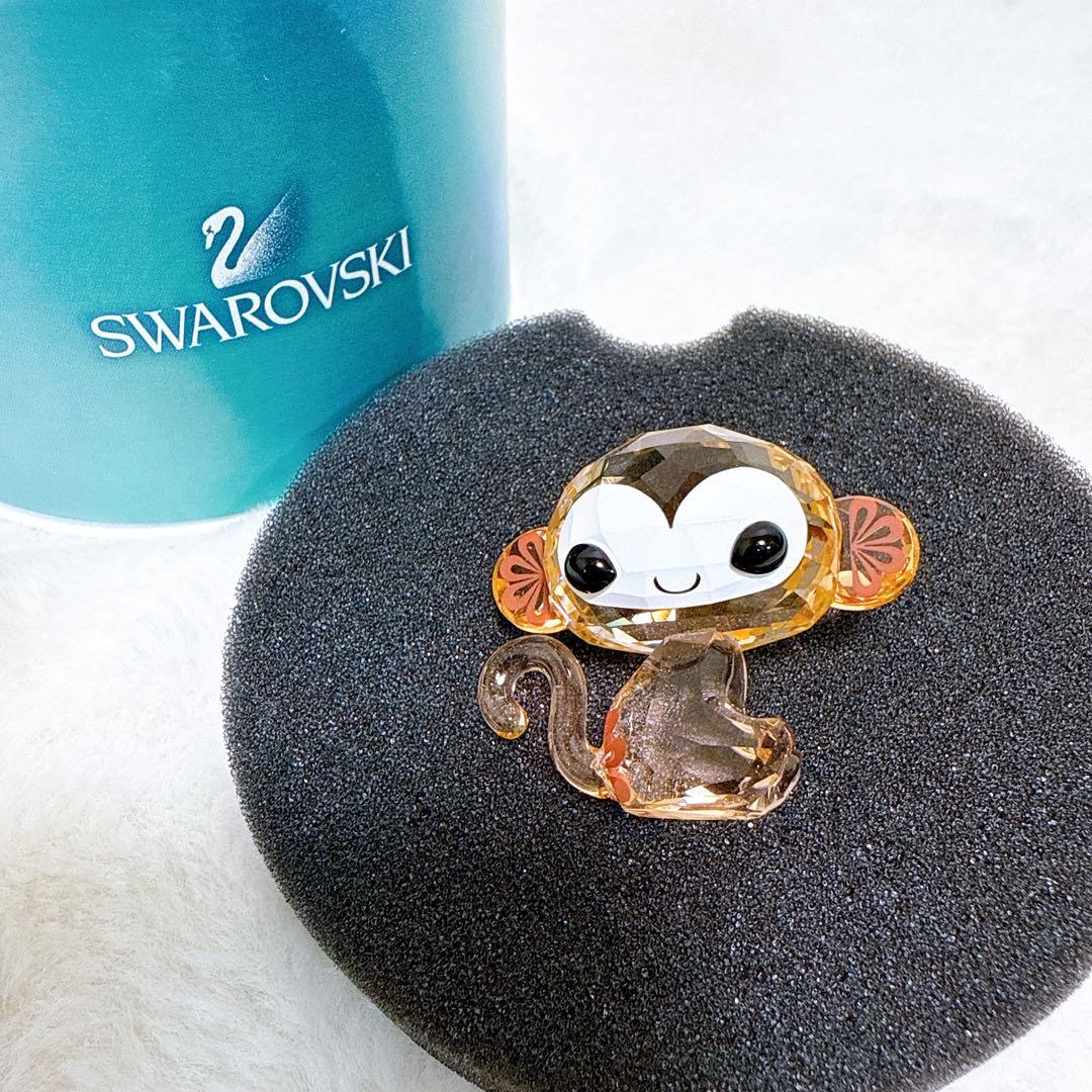 美品✨ スワロフスキー ラブロッツ 申 干支 置物 クリスタル ガラス 箱付き