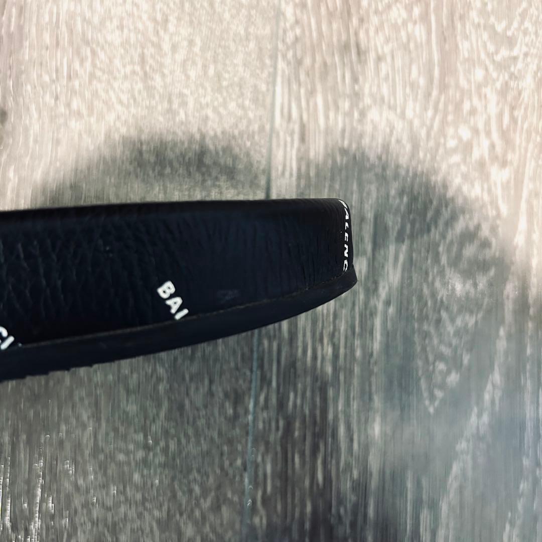 【美品】 balenciaga サンダル 27.0 総柄 レザー
