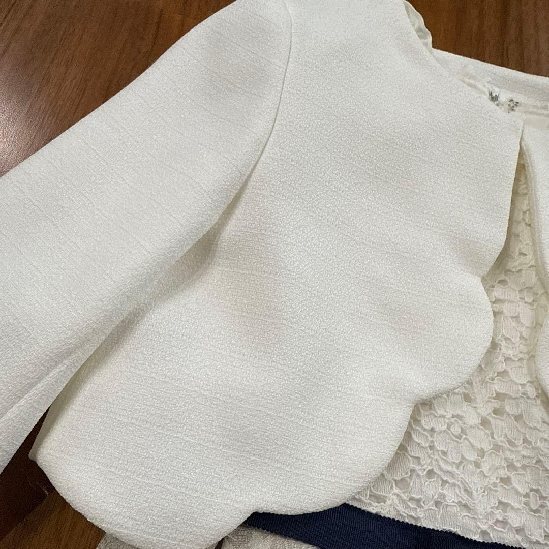 a.v.v フォーマル ワンピース ジャケット ブローチ 靴下 5点セット