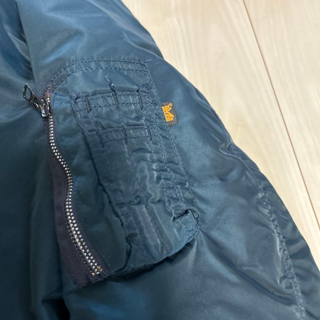 ALPHA MA-1 フライトジャケット　濃紺　XL 90s USA製