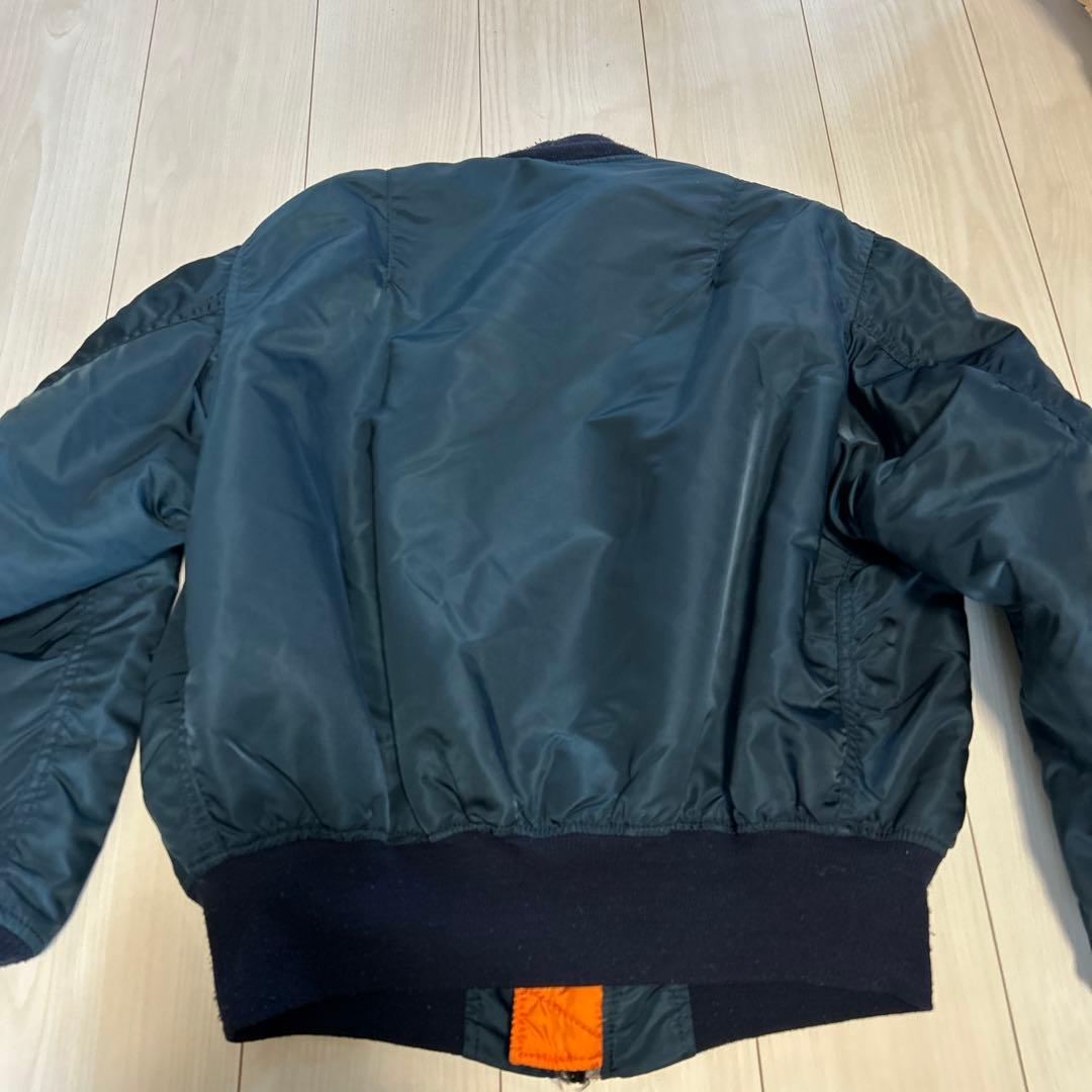 ALPHA MA-1 フライトジャケット　濃紺　XL 90s USA製