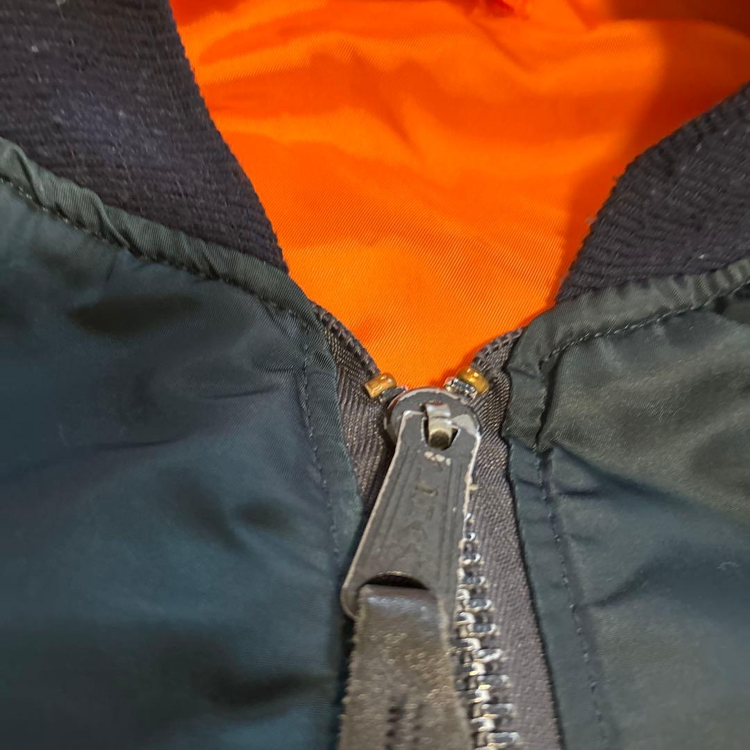 ALPHA MA-1 フライトジャケット　濃紺　XL 90s USA製