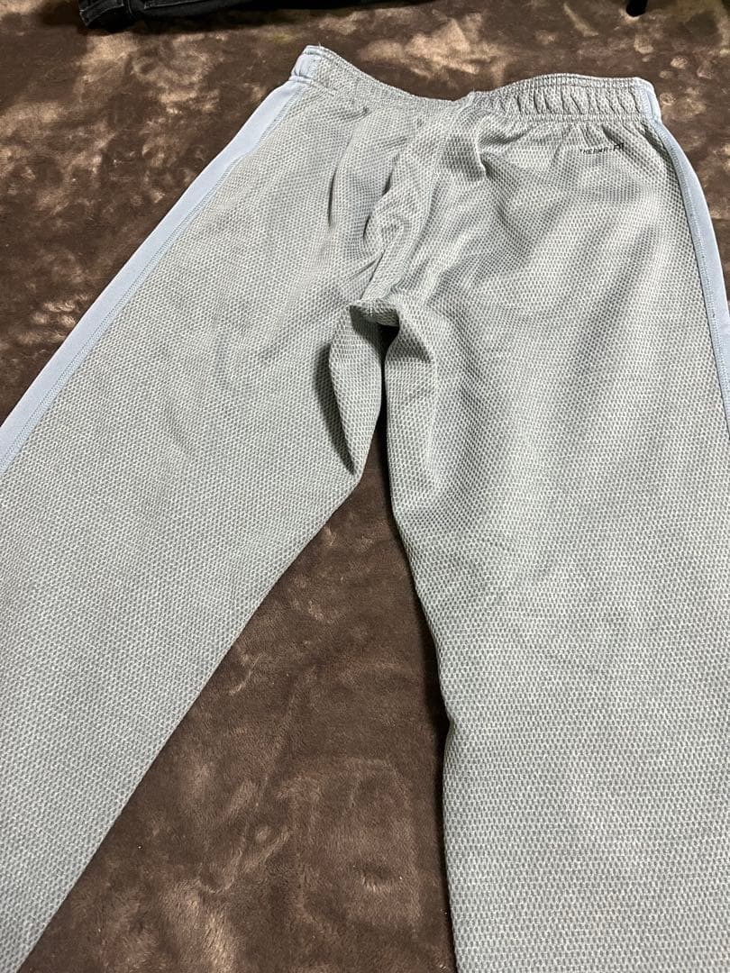 NIKE THERMA FIT ナイキ　セットアップ　グレー　水色　L