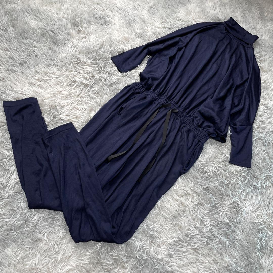 美品 COGTHEBIGSMOKE ウール100% オールインワン ネイビー L