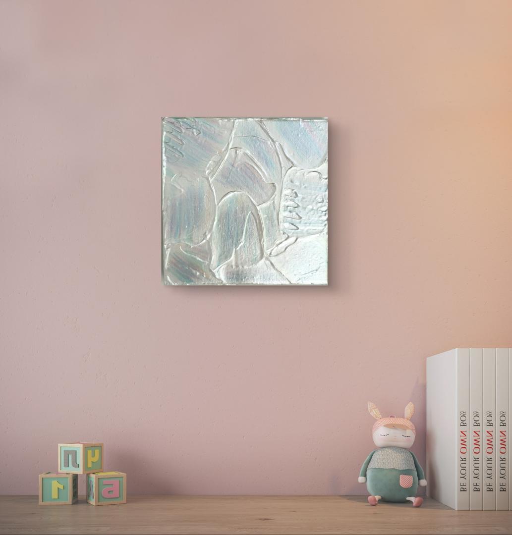 再生Ⅱ / テクスチャーアート 18×18㎝ S0 原画1点のみ モダンアート