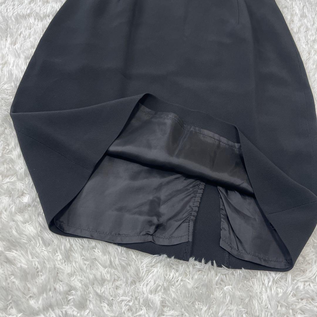 【極美品】マックスマーラ スカートスーツセットアップ 銀タグ ブラック 42