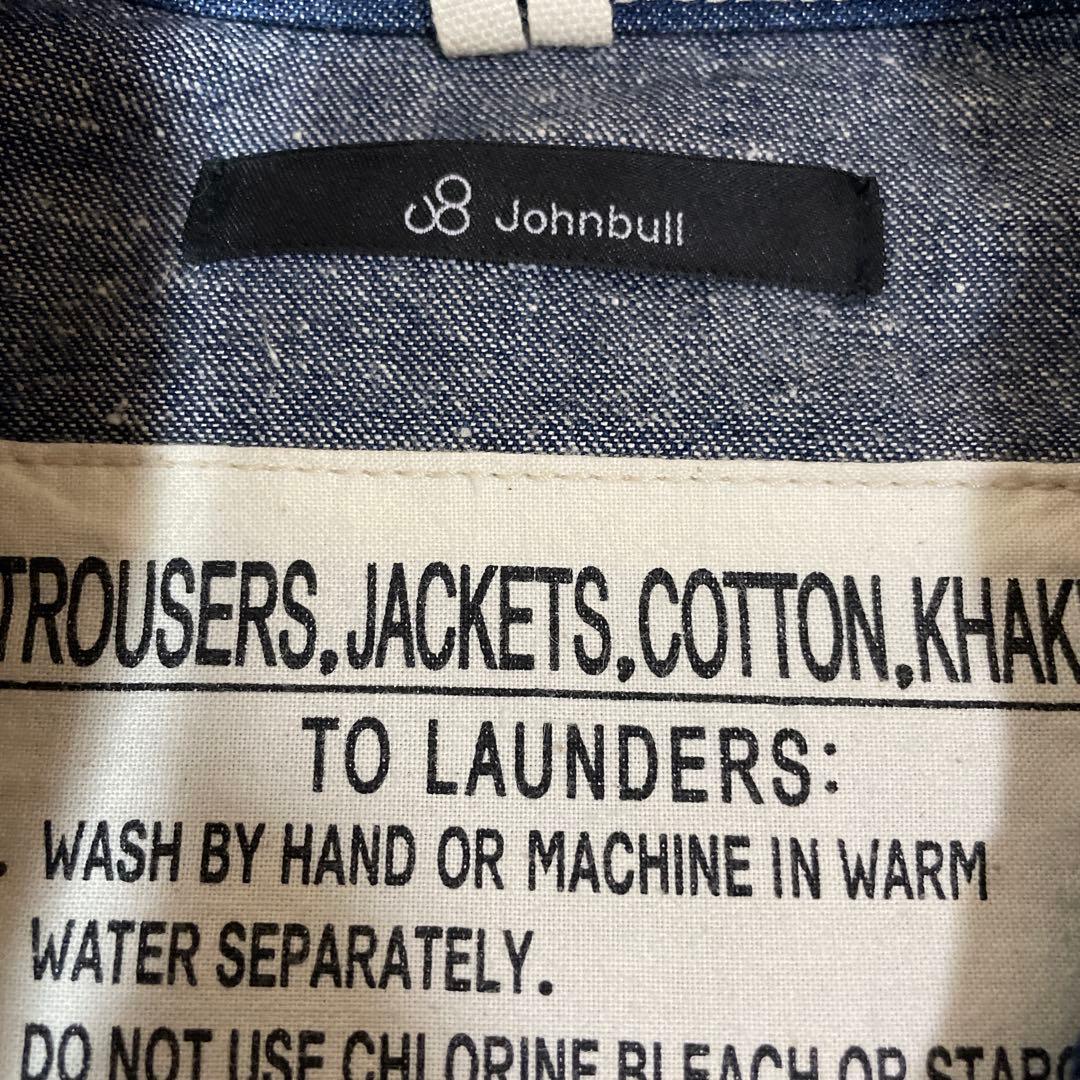 ジョンブル デニムジャケット　ネイビーパーカージャケット　アメカジ　岡山デニム