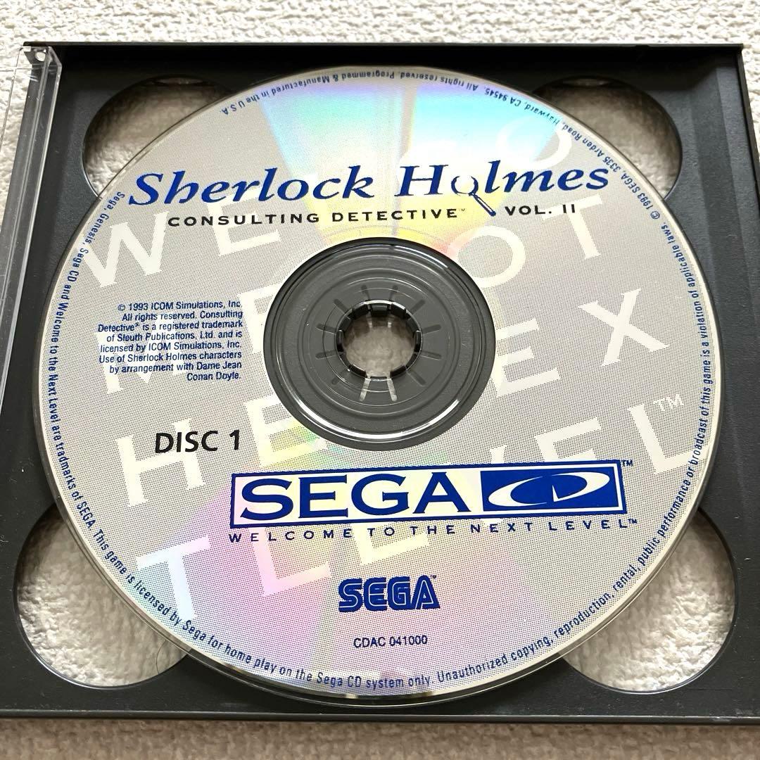 その他 Sherlock Holmes Volume II SEGA CD