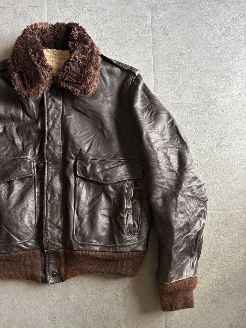 セイ 70s G-1フライトジャケット ダークブラウン ヴィンテージ