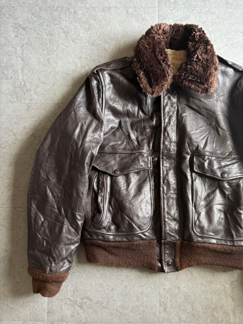 セイ 70s G-1フライトジャケット ダークブラウン ヴィンテージ