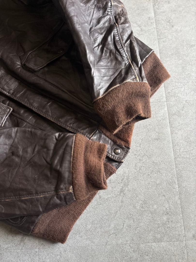 セイ 70s G-1フライトジャケット ダークブラウン ヴィンテージ