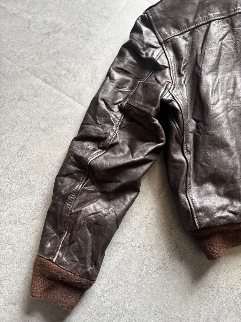 セイ 70s G-1フライトジャケット ダークブラウン ヴィンテージ