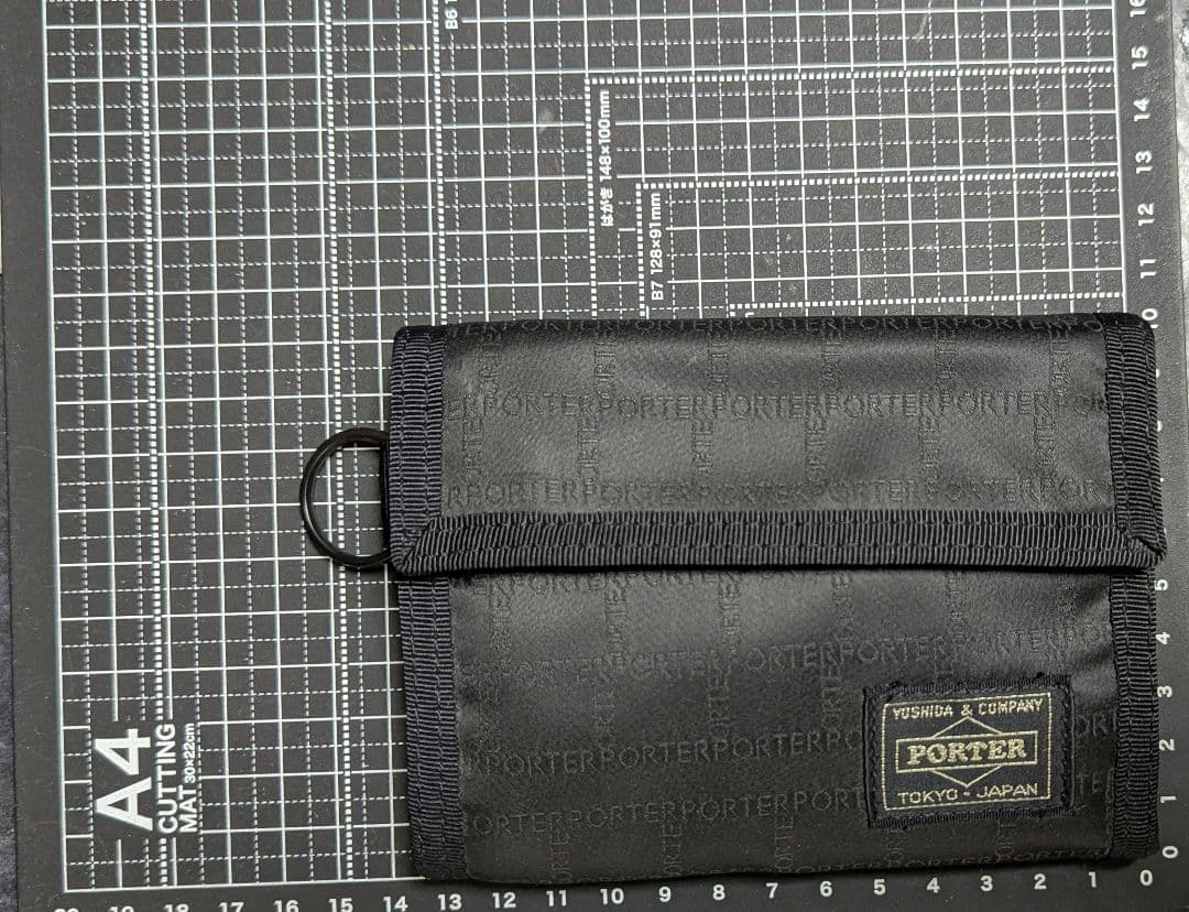 希少 PORTER ポーター 財布 三つ折り財布 モノグラム 総柄 　未使用