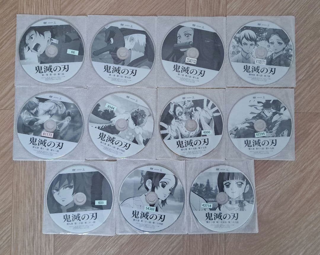 最安値 鬼滅の刃 DVD 立志編　DVD1~11巻
