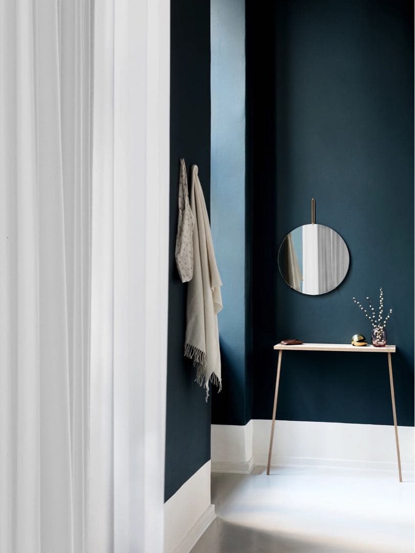 MOEBE ムーべ 北欧 壁掛け ウォールミラー 円形 丸 直径30 玄関