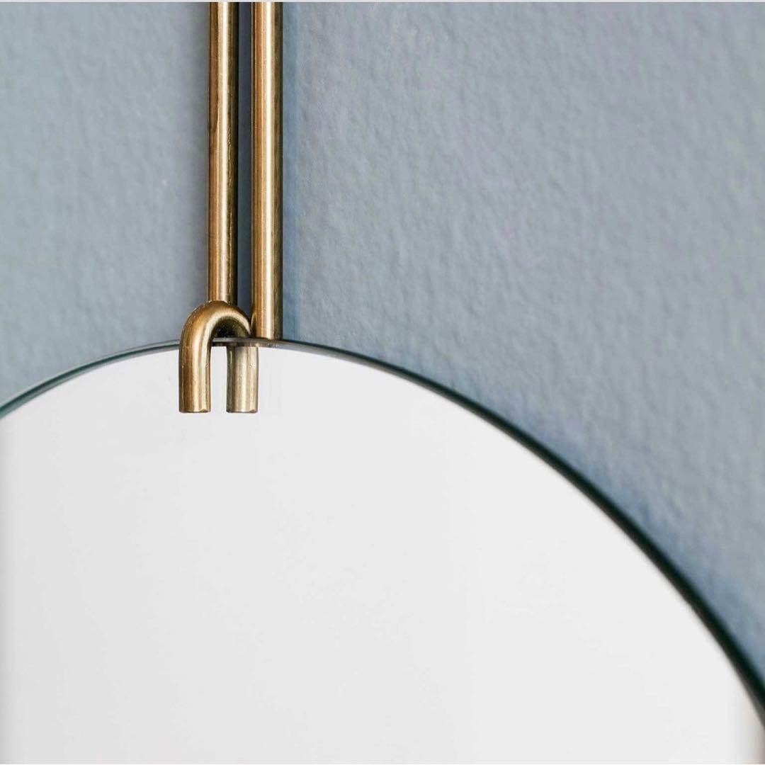 MOEBE ムーべ 北欧 壁掛け ウォールミラー 円形 丸 直径30 玄関