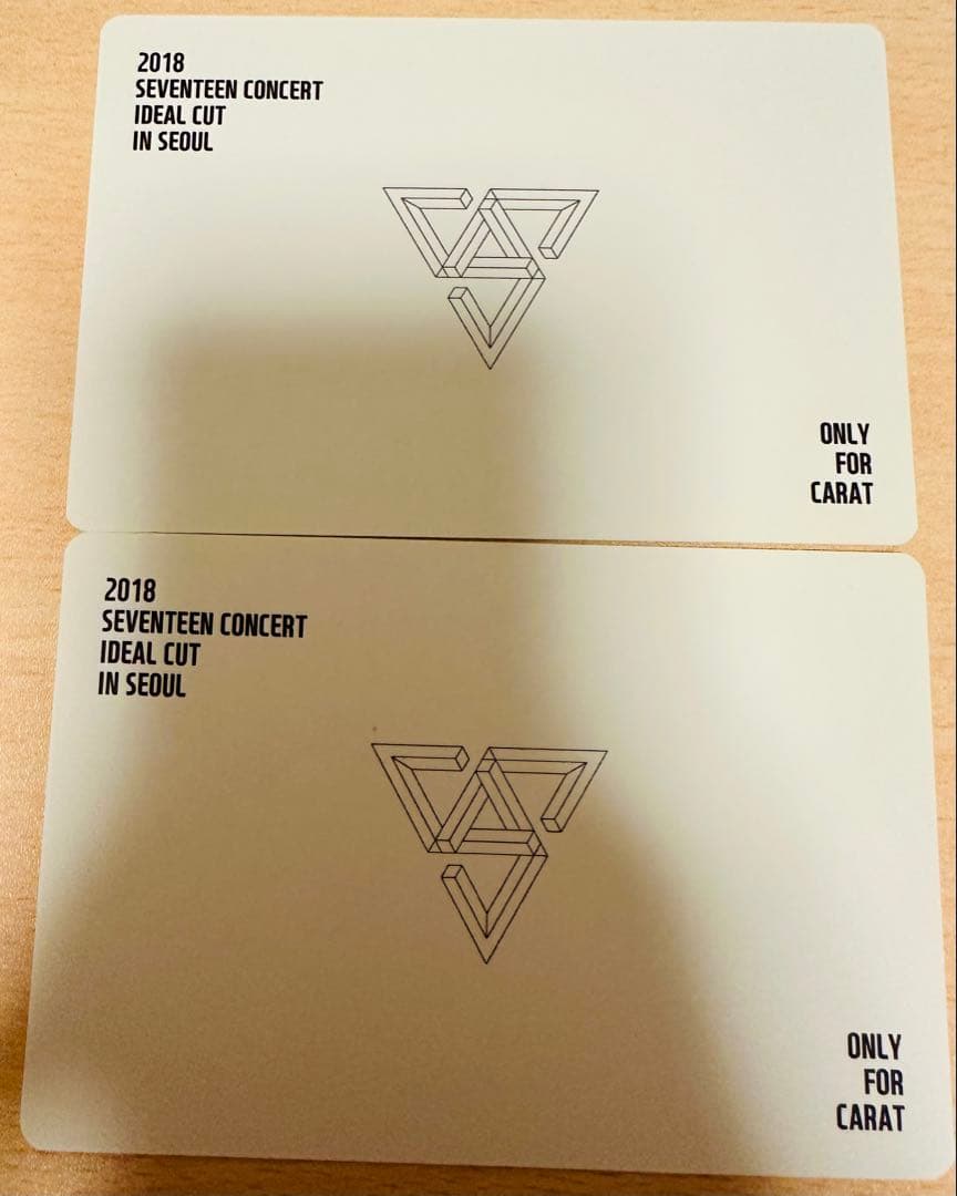 SEVENTEEN 2018 コンサートカードセット