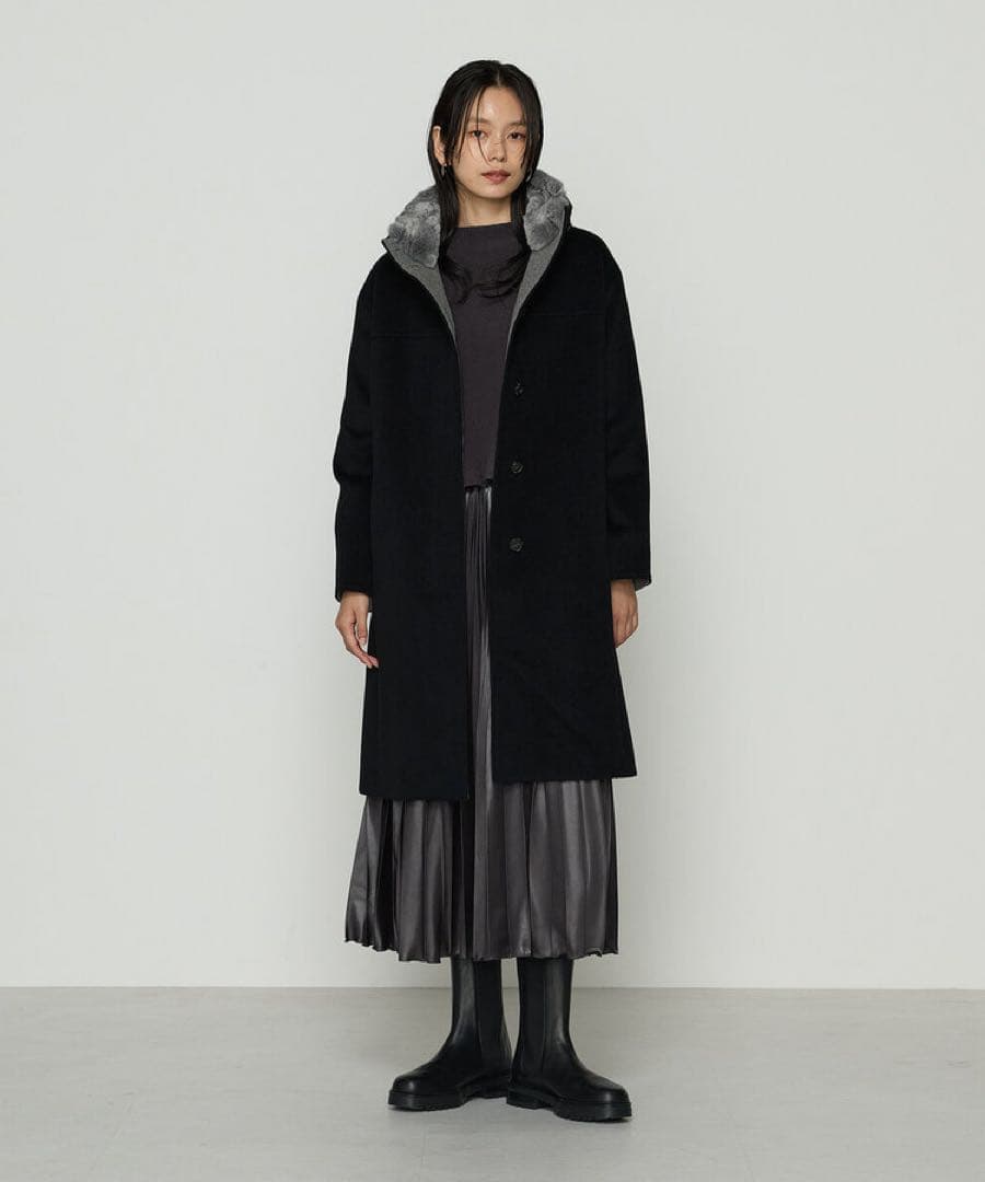 最終価格！K.T KIYOKO TAKASE 美品リアルファー　ロングコート