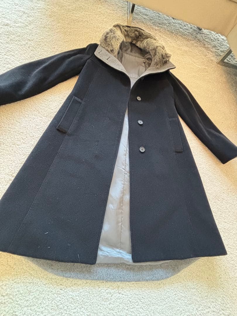 最終価格！K.T KIYOKO TAKASE 美品リアルファー　ロングコート