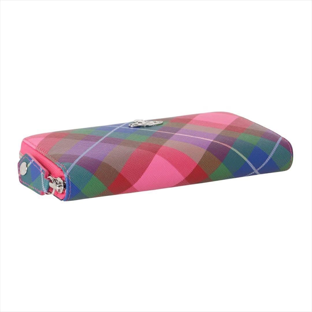 な*s様 ヴィヴィアン　カラフルチェック柄 長財布