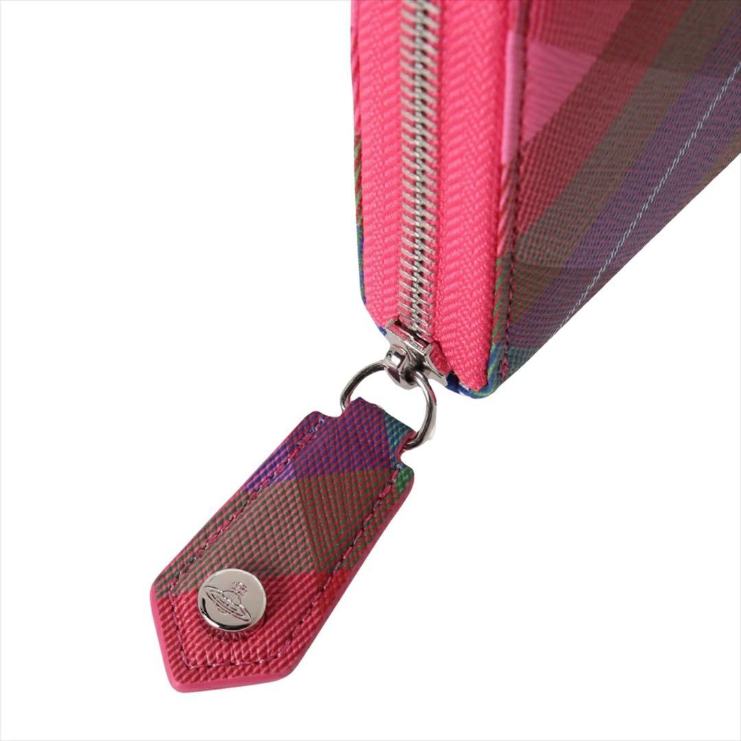 な*s様 ヴィヴィアン　カラフルチェック柄 長財布