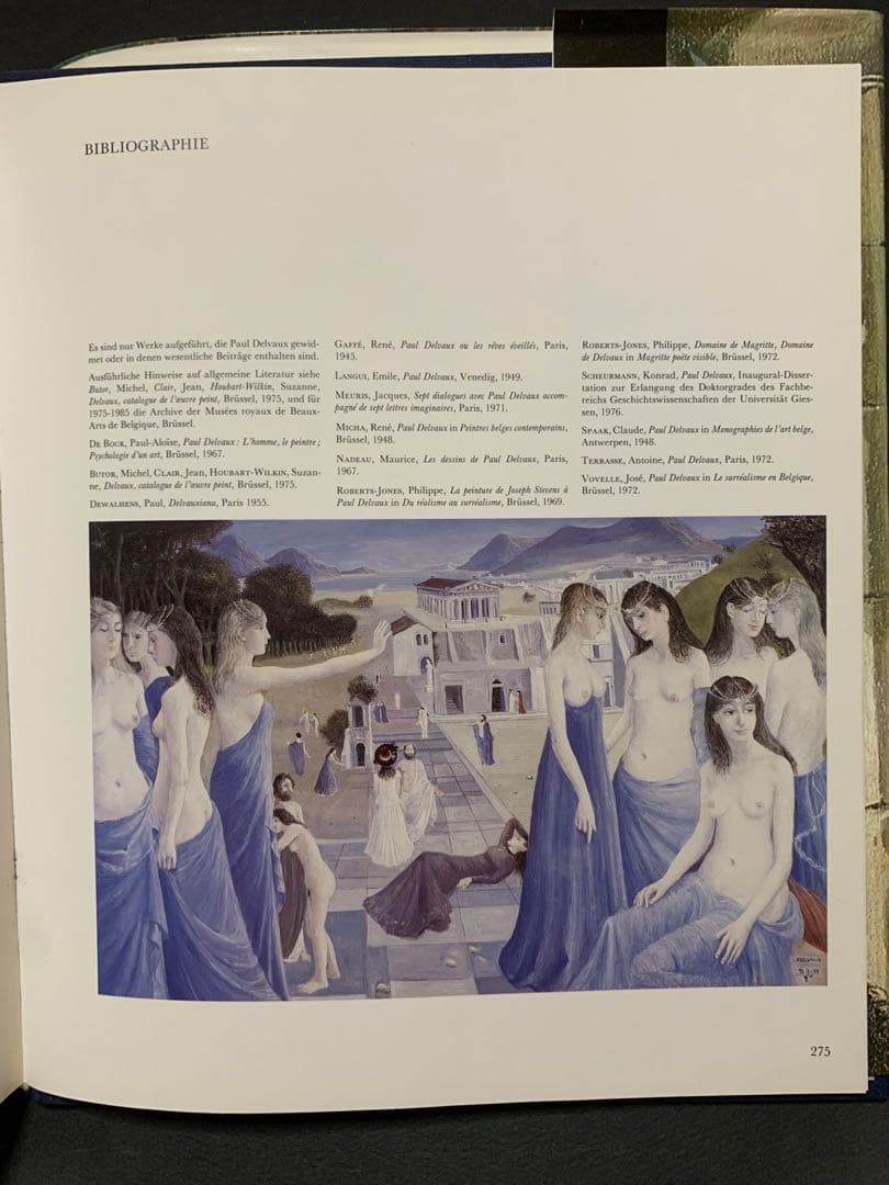 ポール・デルヴォー（Paul Delvaux)画集