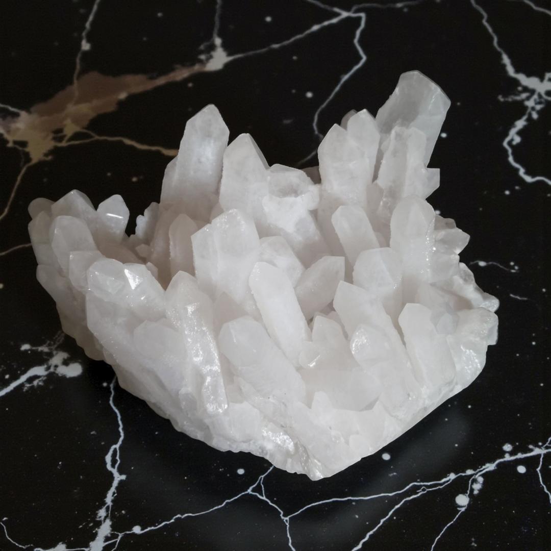 1kg級 天然 ヒマラヤ 水晶 クラスター 原石 大型 浄化 置物 黒箱付き