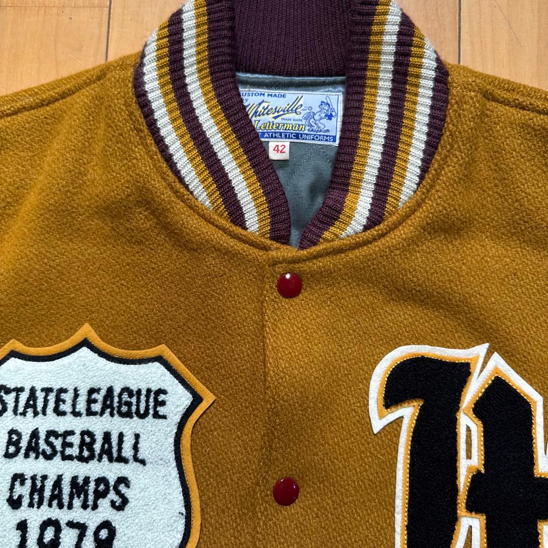 【美品】WHITESVILLE スタジャン 新品未使用 42