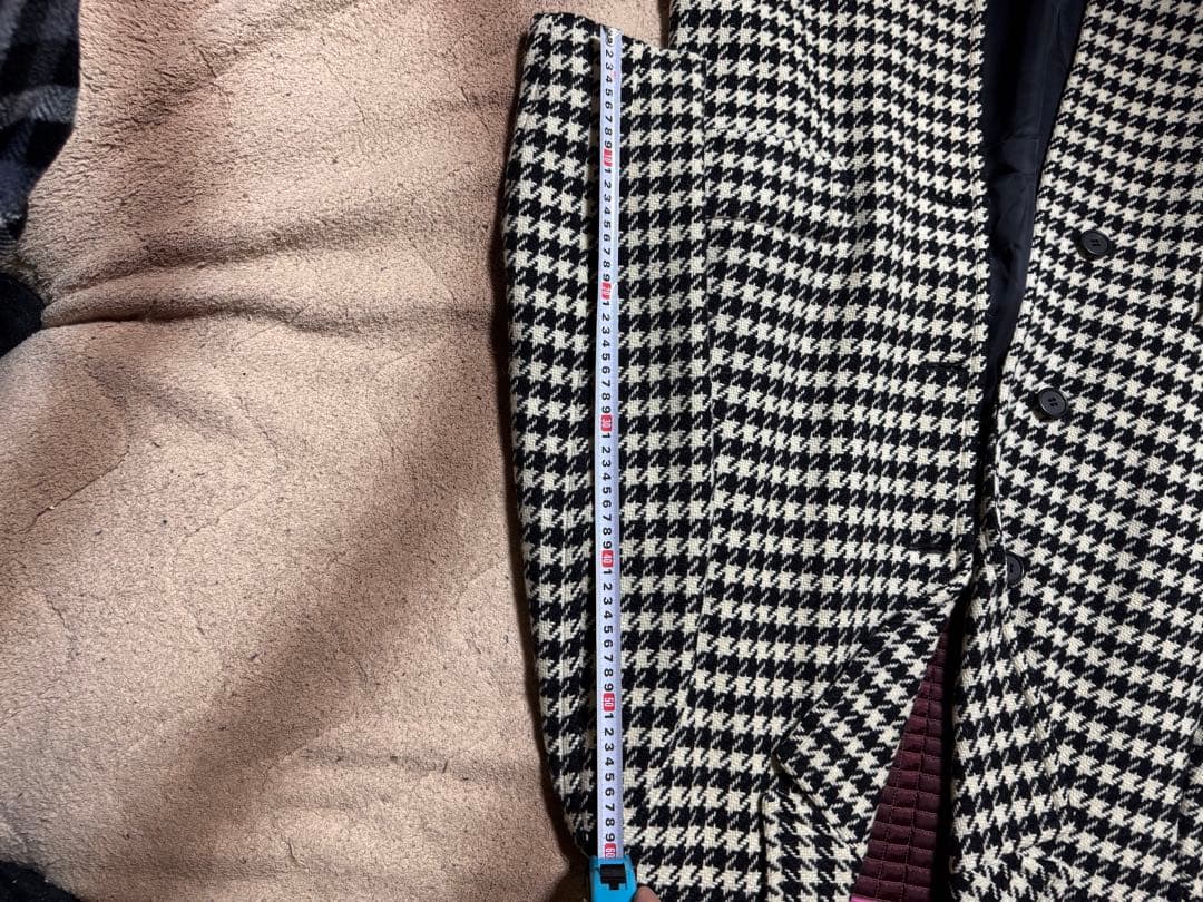 ポールスミス ハウンドトゥースチェスターコート