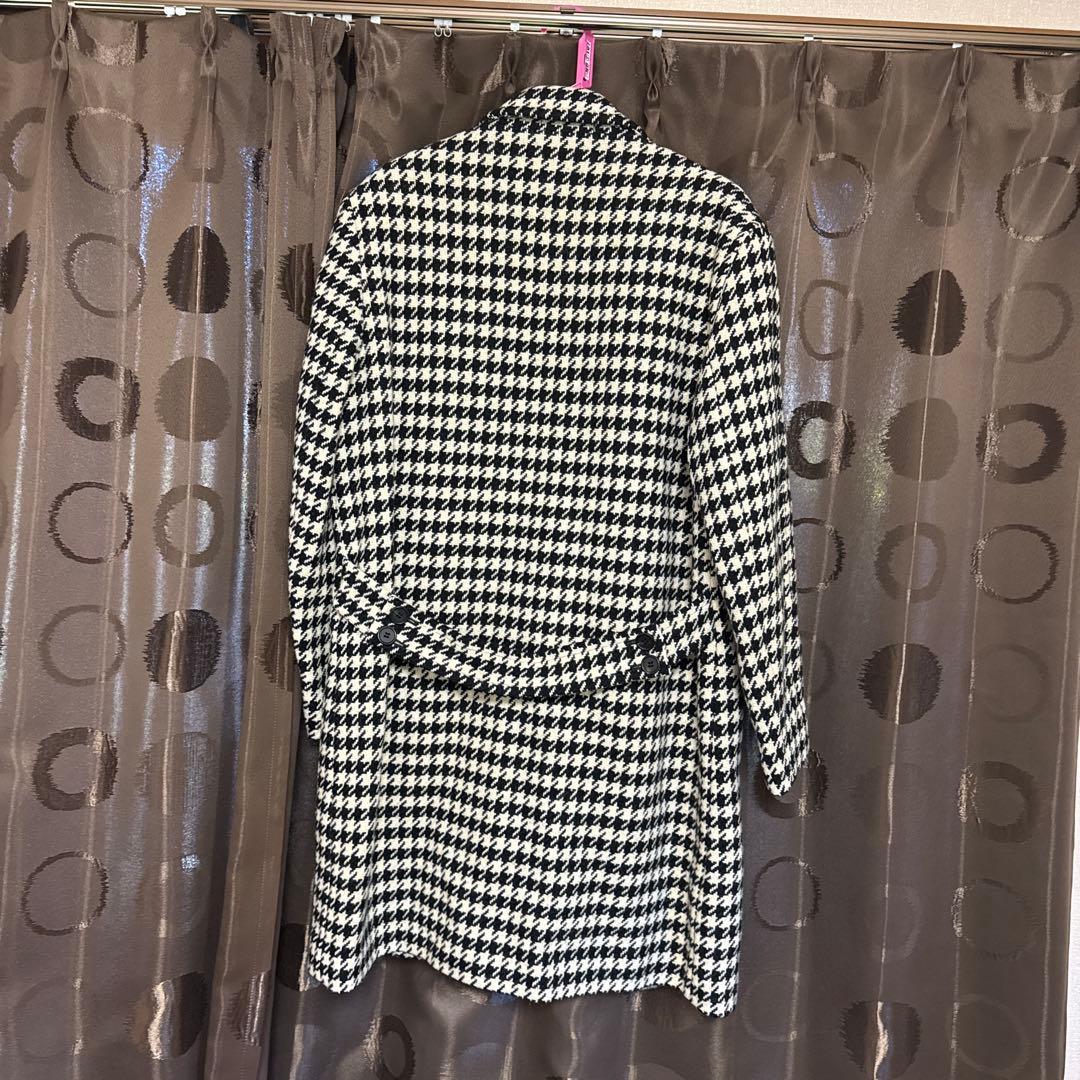 ポールスミス ハウンドトゥースチェスターコート