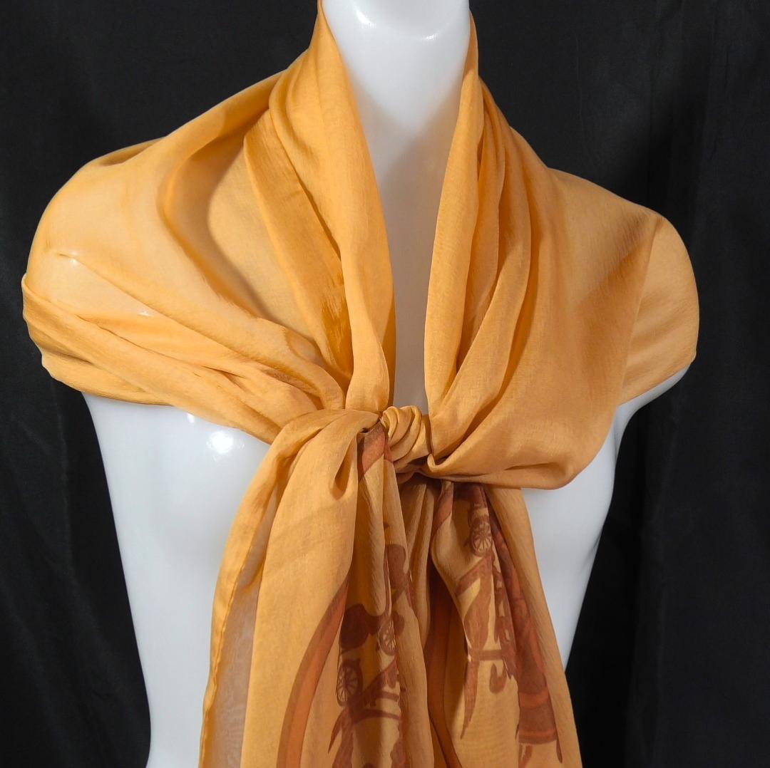 HERMES エルメス　大判ストール　ショール　　 D568