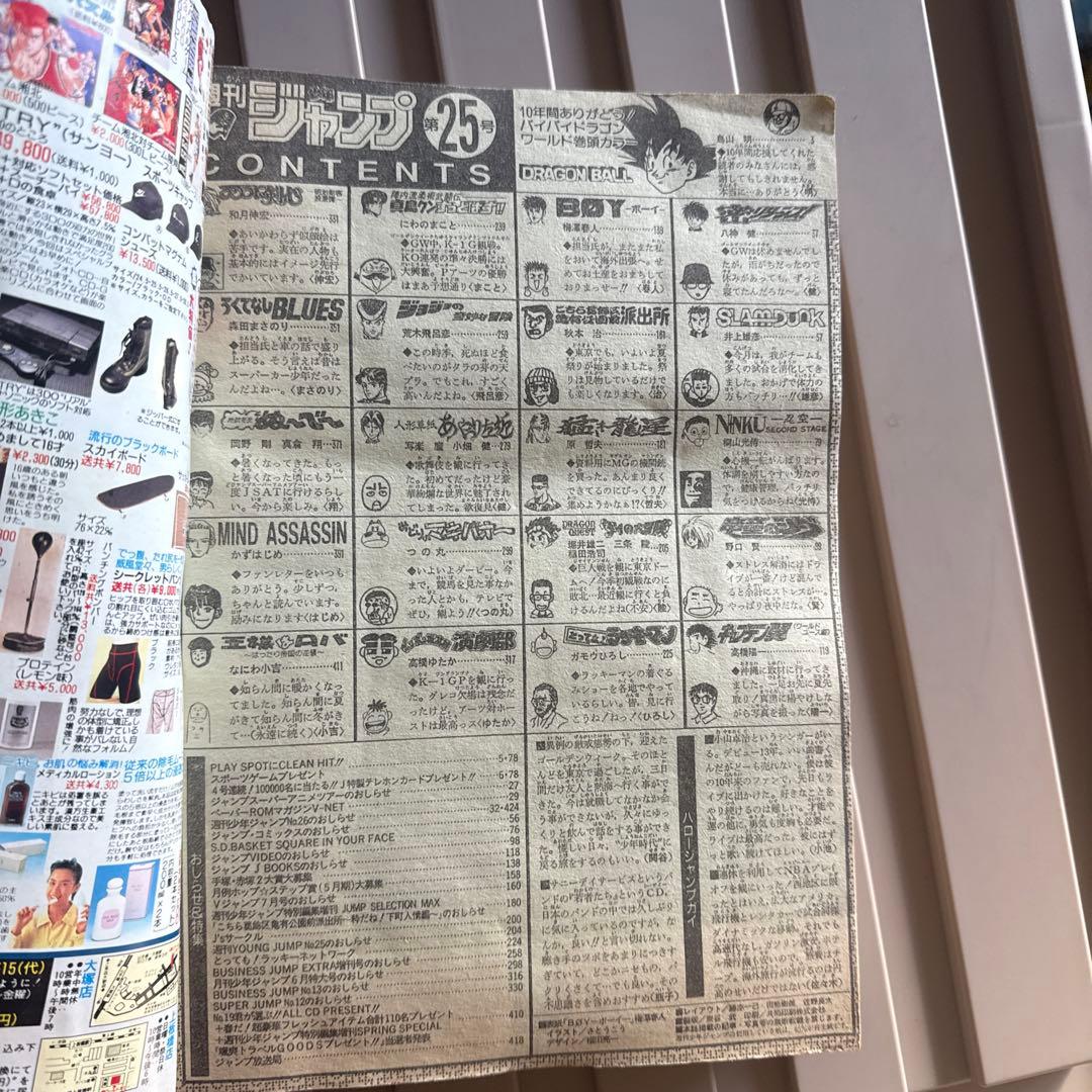 少年ジャンプ1995年25号 ドラゴンボール 最終話