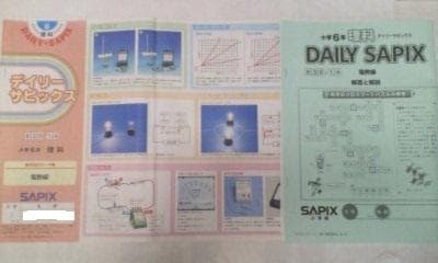 サピックス＊デイリー サピックス＊６年＊理科／全３８回 完全版＊２０２３年