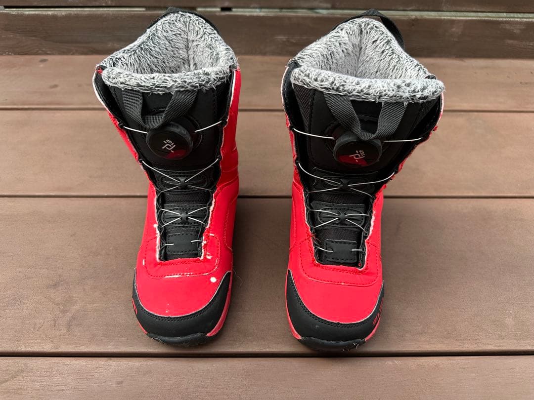 キッズスノーボード SPOON 110cm＋バイン＋ダイヤルブーツ　2023年