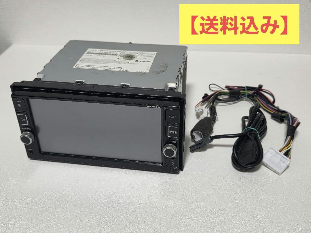 日産純正ナビ MM316D-W Bluetooth CD DVD フルセグTV